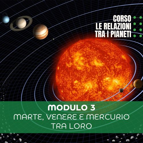 Le Relazioni tra i pianeti - Terzo Modulo - Marte, Venere, Mercurio